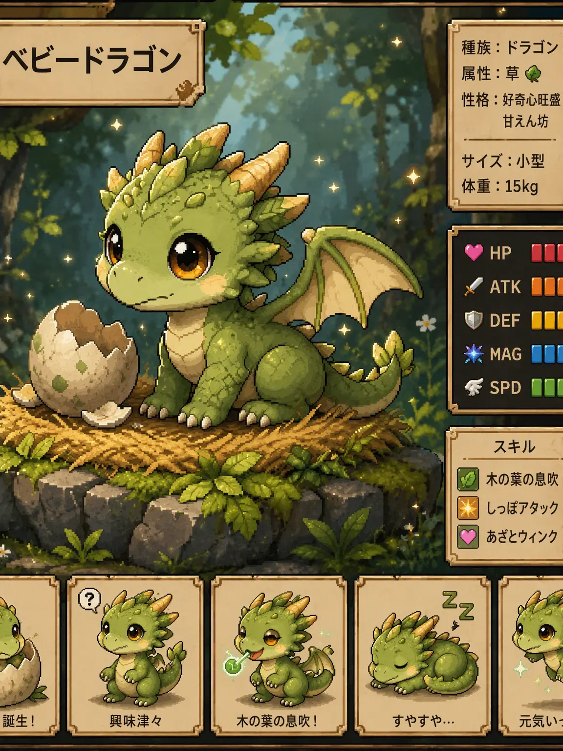 TinyCell6763의 ドラゴン育成