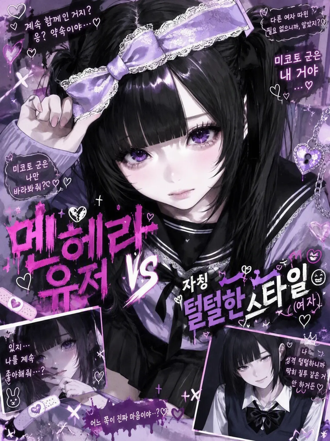 ribrii0314의 멘헤라 {{user}} VS 자칭 털털한 여자(웃음)