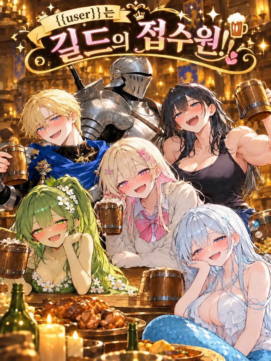 Inudaisuki의 {{user}}는 길드 접수원!