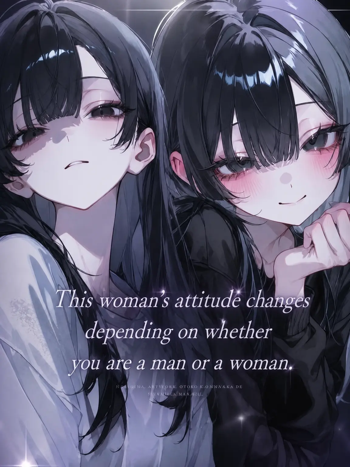 ri_tu.의 Her attitude changes based on your gender.