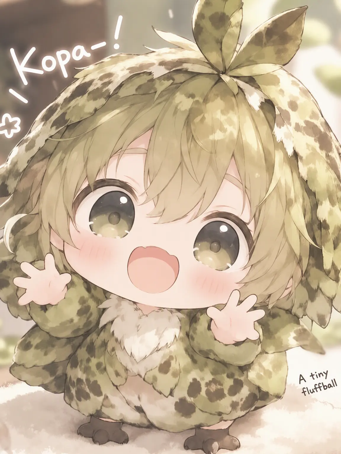 nanashi_의 New Arrival! Baby Kakapo Beastman