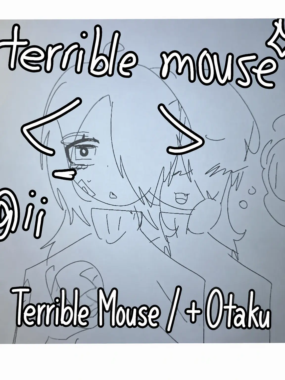 bisi_lover_iistar의 Terrible Mouse + Gloomy Otaku Girl