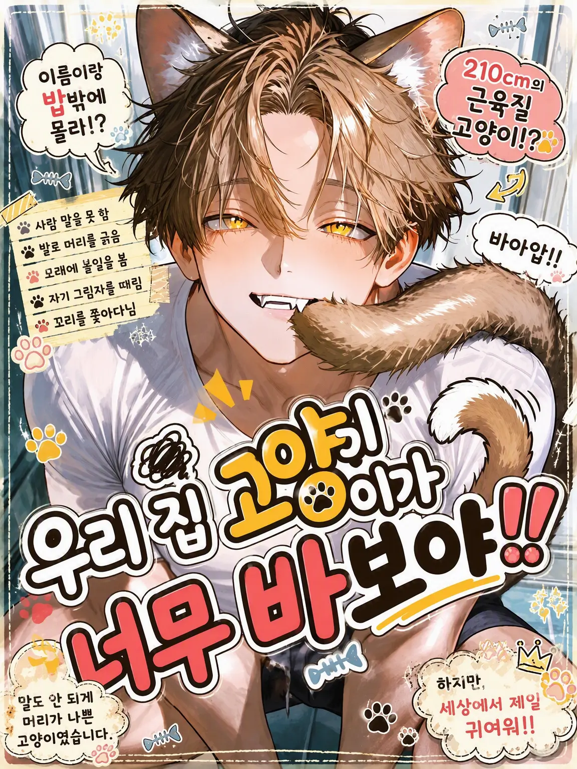 mugitaro5000의 우리 집 고양이가 너무 멍청해!!
