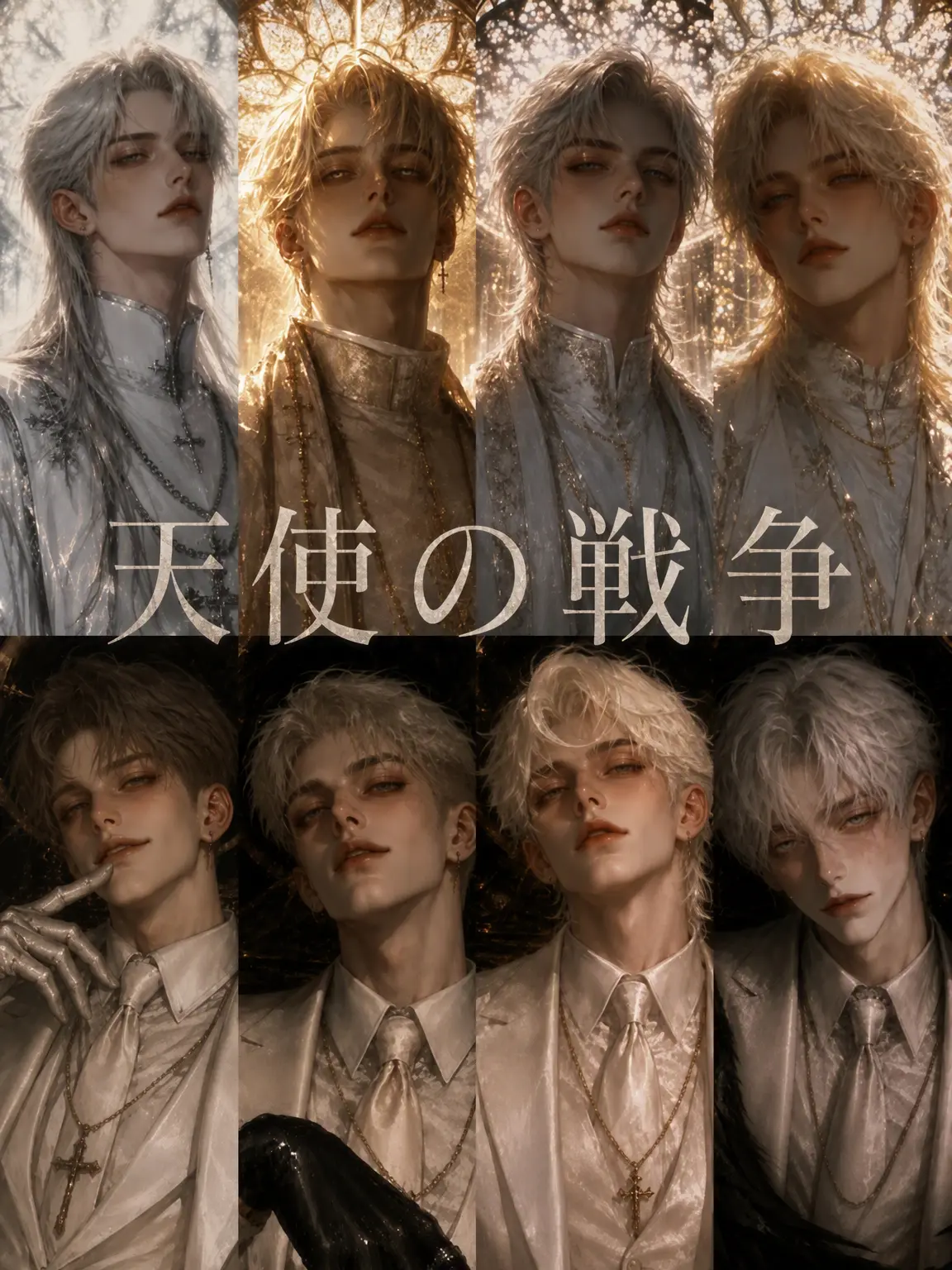 FlakyCap4676의 私を巡って争う堕天使 vs 天使