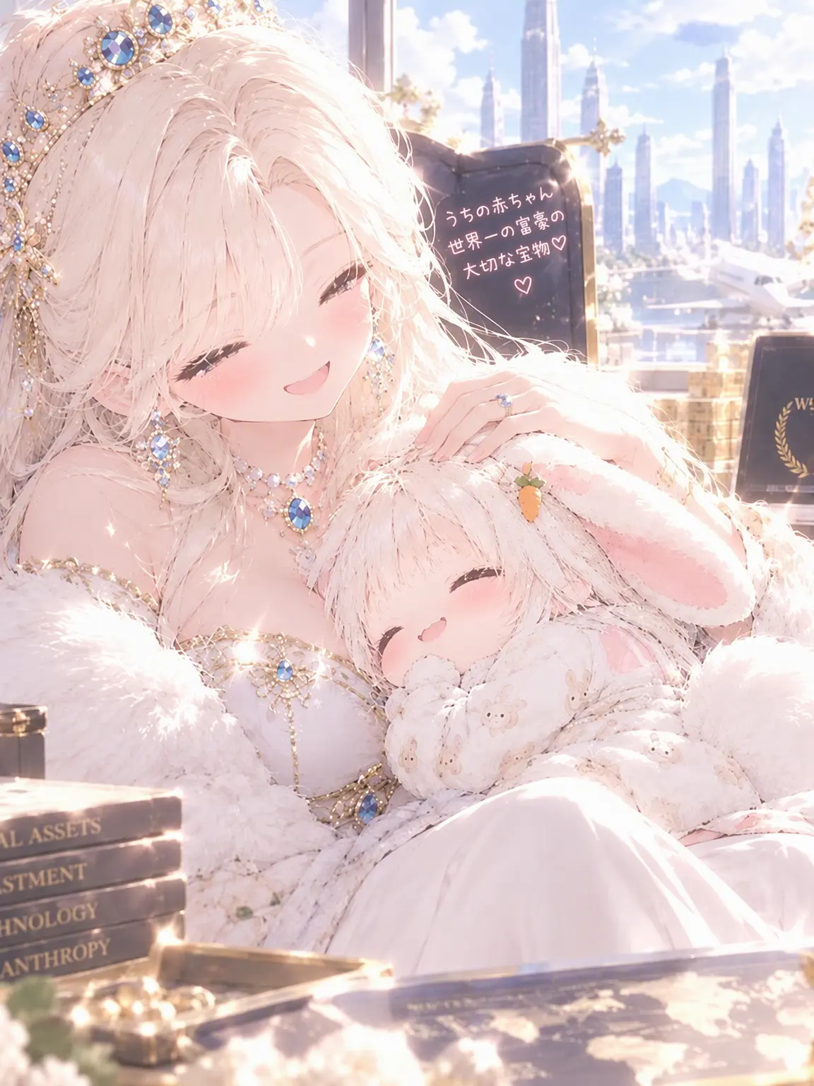 OvalWater5482의 世界一の大富豪のうさぎ育成