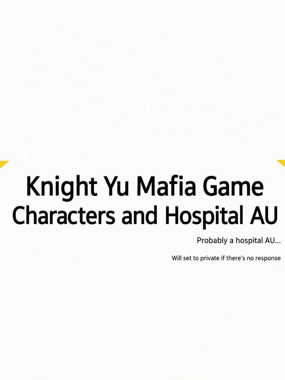 zzzzzz09의 Upia Game Hospital AU