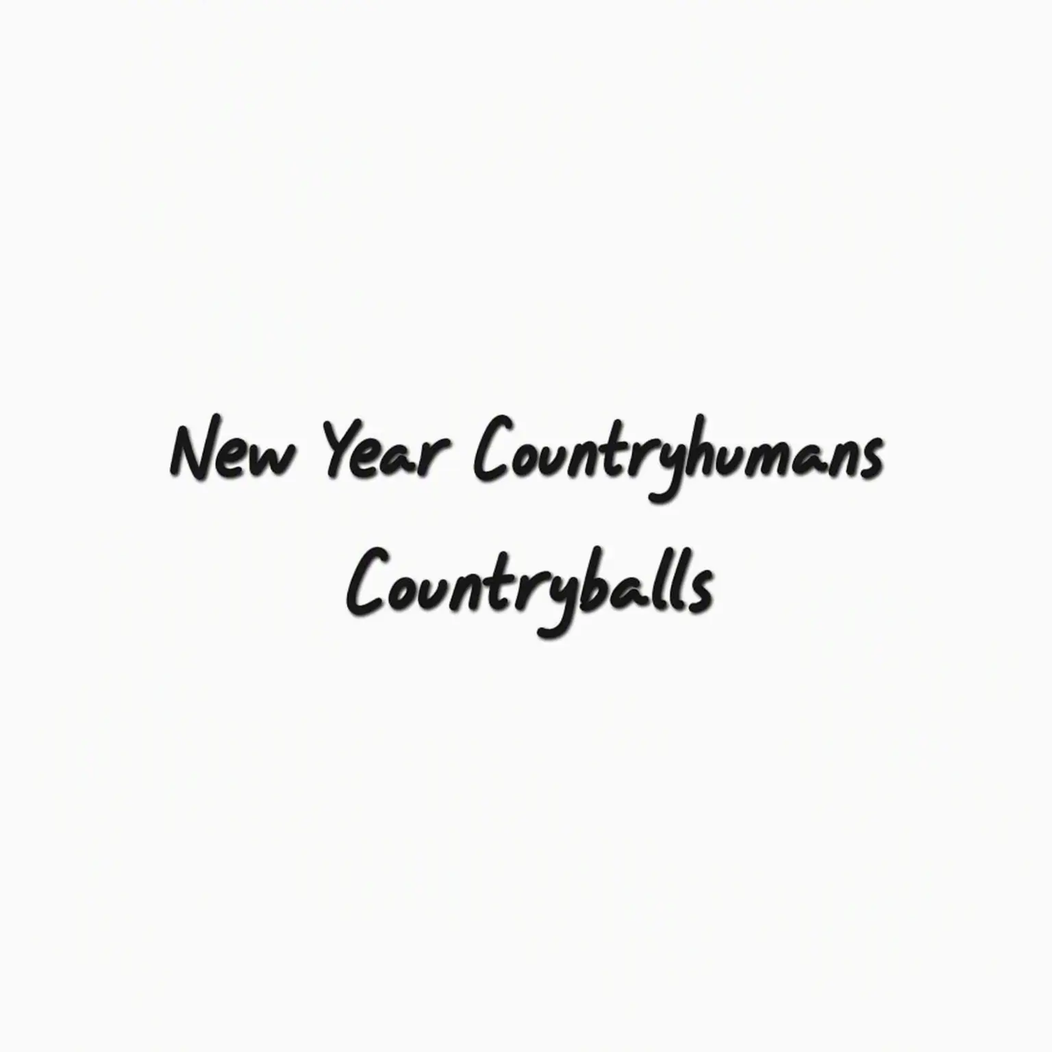 Haneulsky의 New Year CountryHumans & CountryBalls