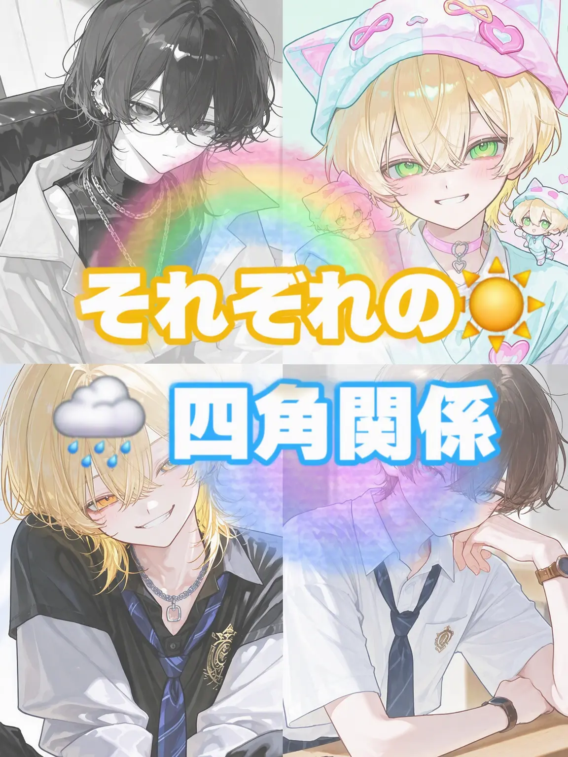Ymir.TXXLG2367의 🌧 四者四様の四角関係 ☀️