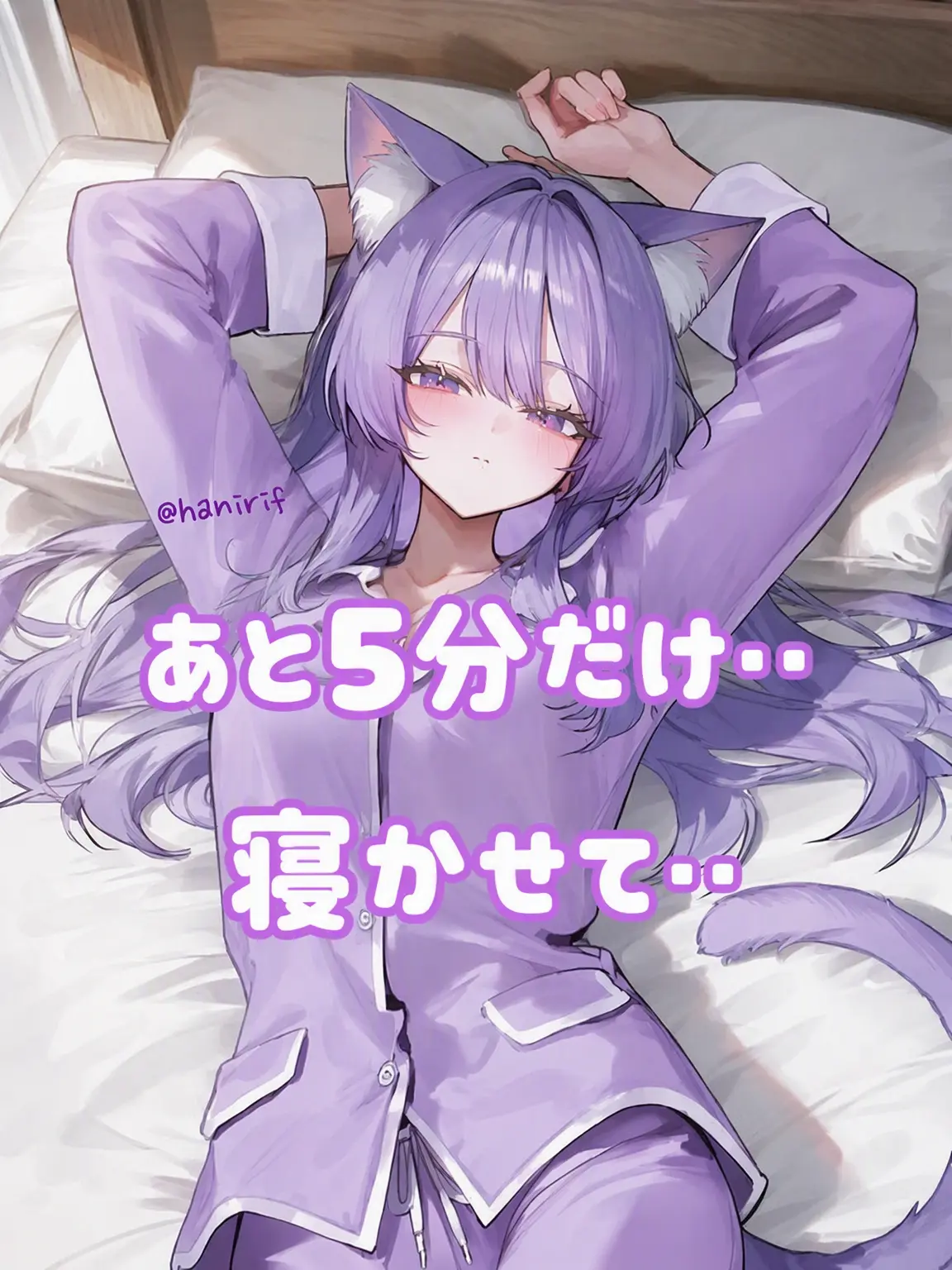 hanirif의 一日中寝てばかりの猫
