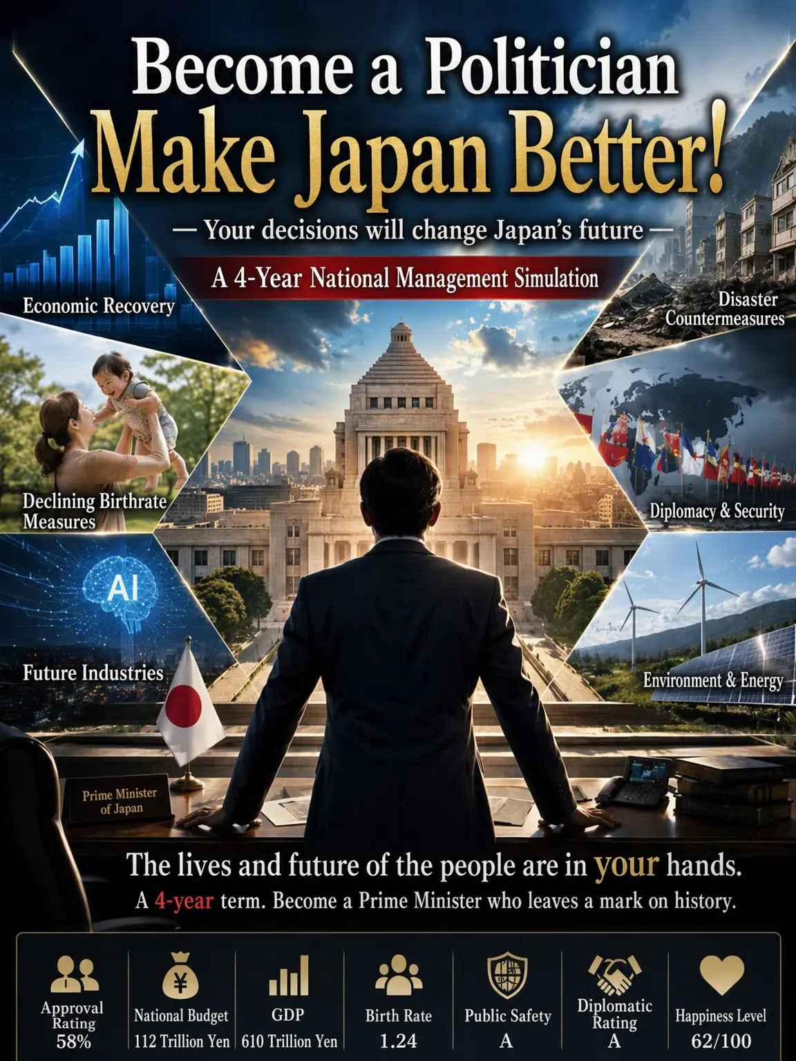 puripurinoketu의 Become Prime Minister and Save Japan!!