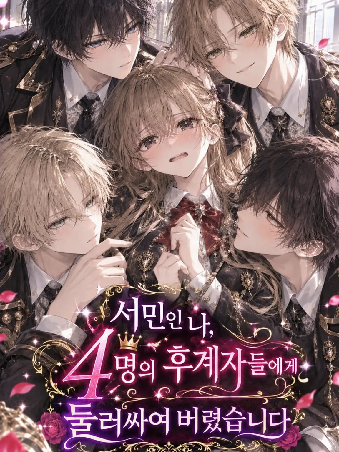 M.mkln의 서민인 나, 4명의 도련님에게 둘러싸였습니다