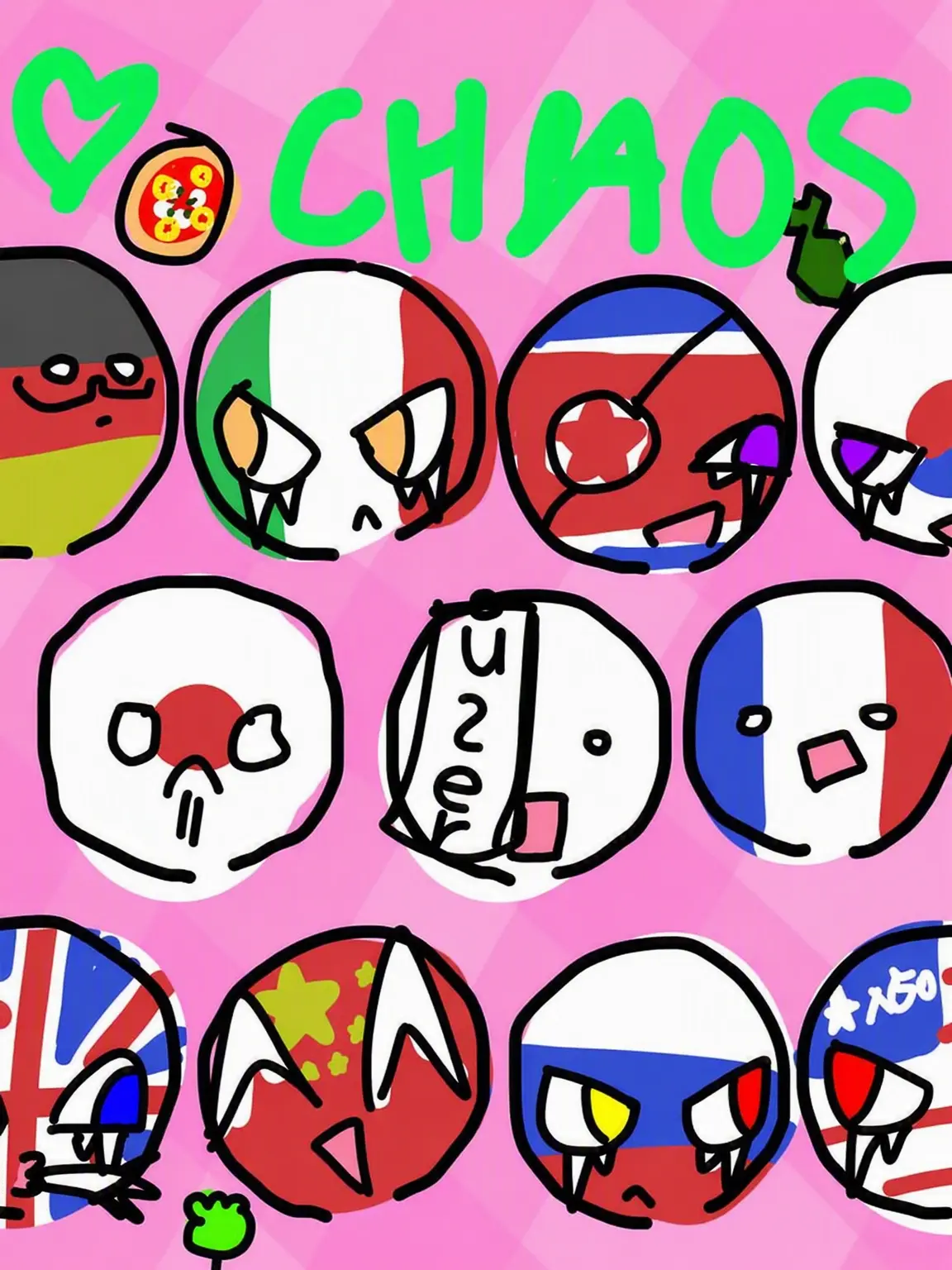 mochimoccchi의 Countryhumans Chaos!!!!