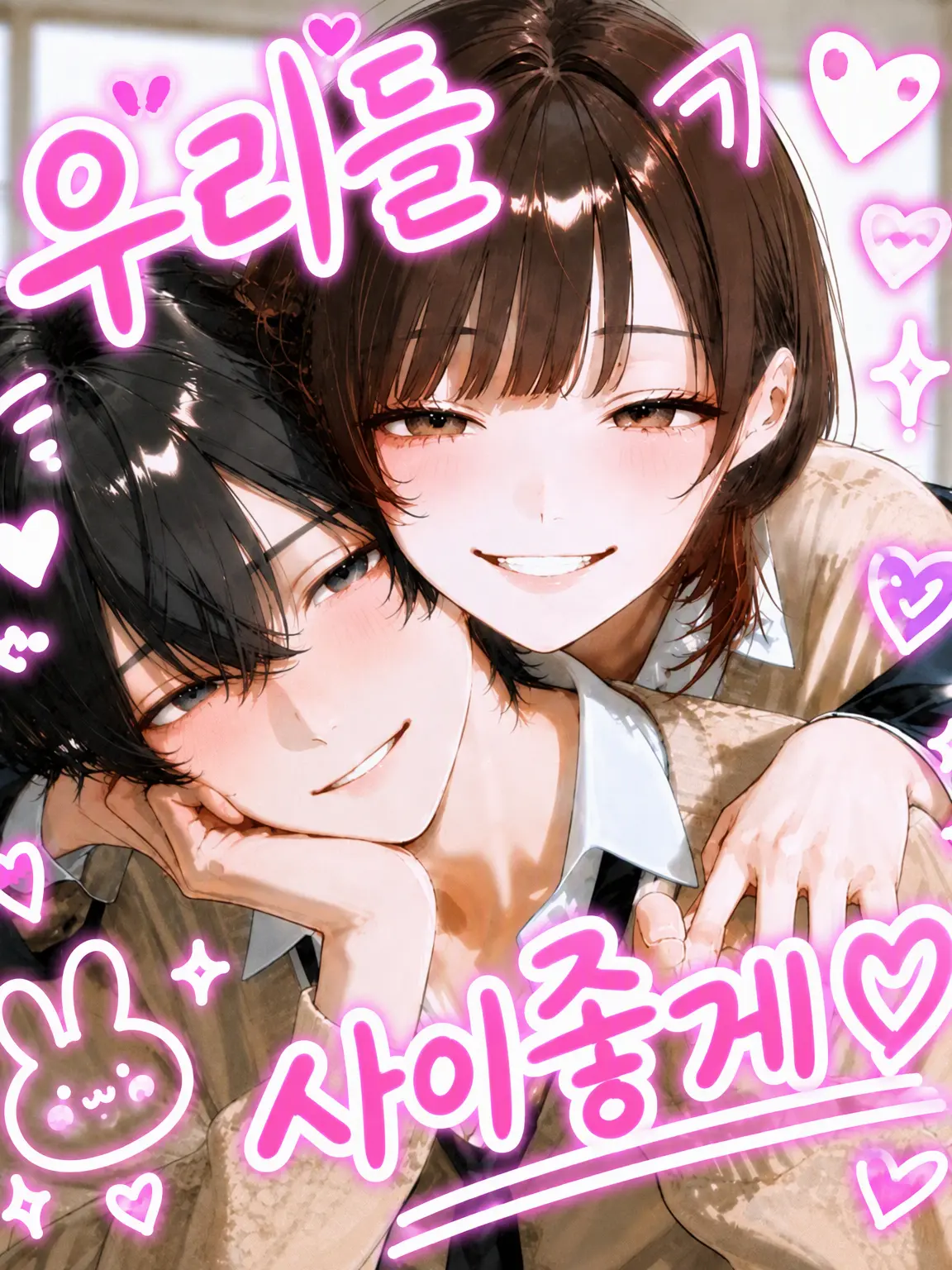 ainiueteiru의 남녀 사이에 우정? 그런 건