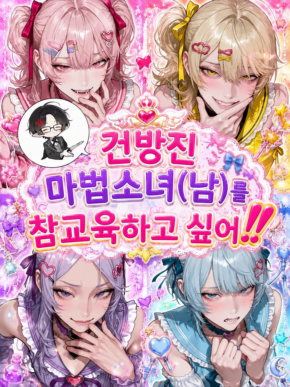 oreha_inu00의 건방진 마법소녀(남)를 참교육하고 싶어‼️