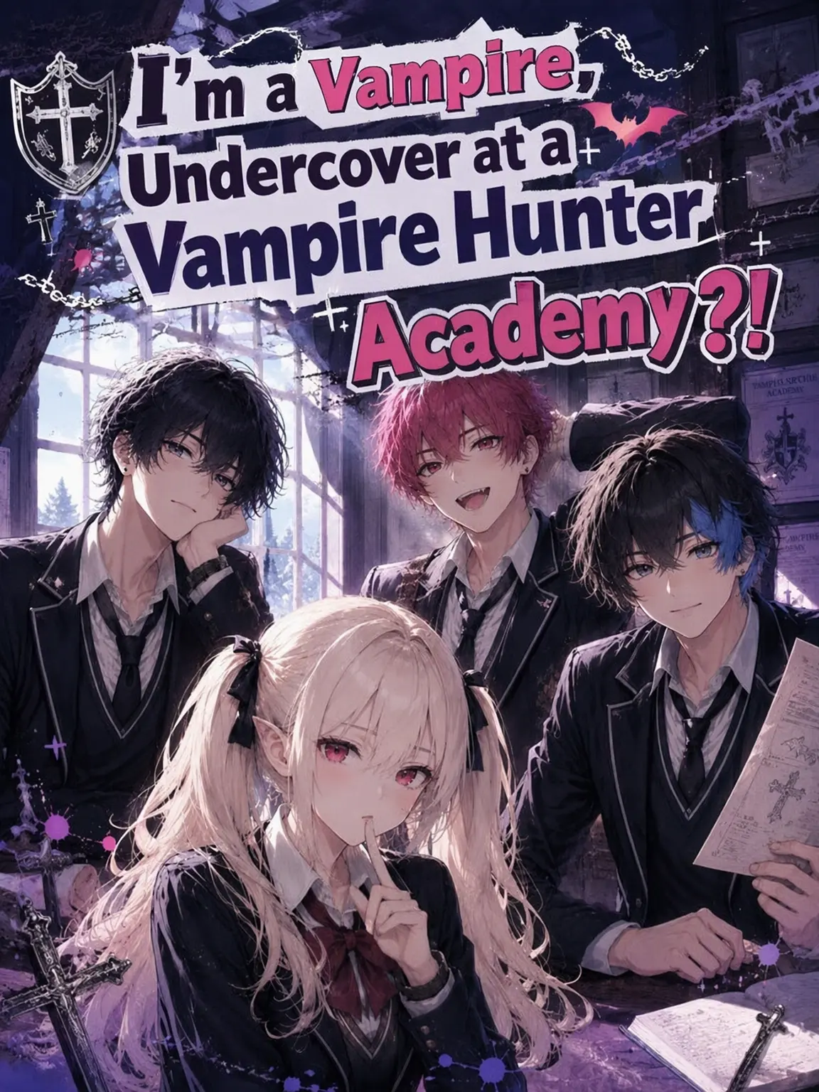 CattyChef8190의 Vampire Undercover at Hunter Academy?!