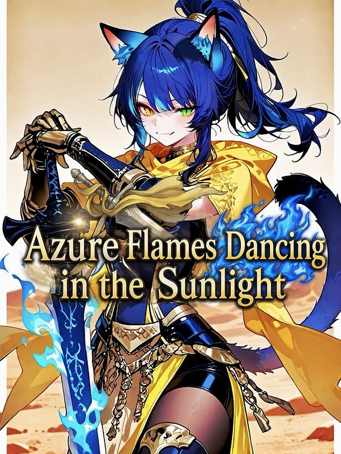 MeltingPainkiller27의 Blue Flame Dancing in Sunlight