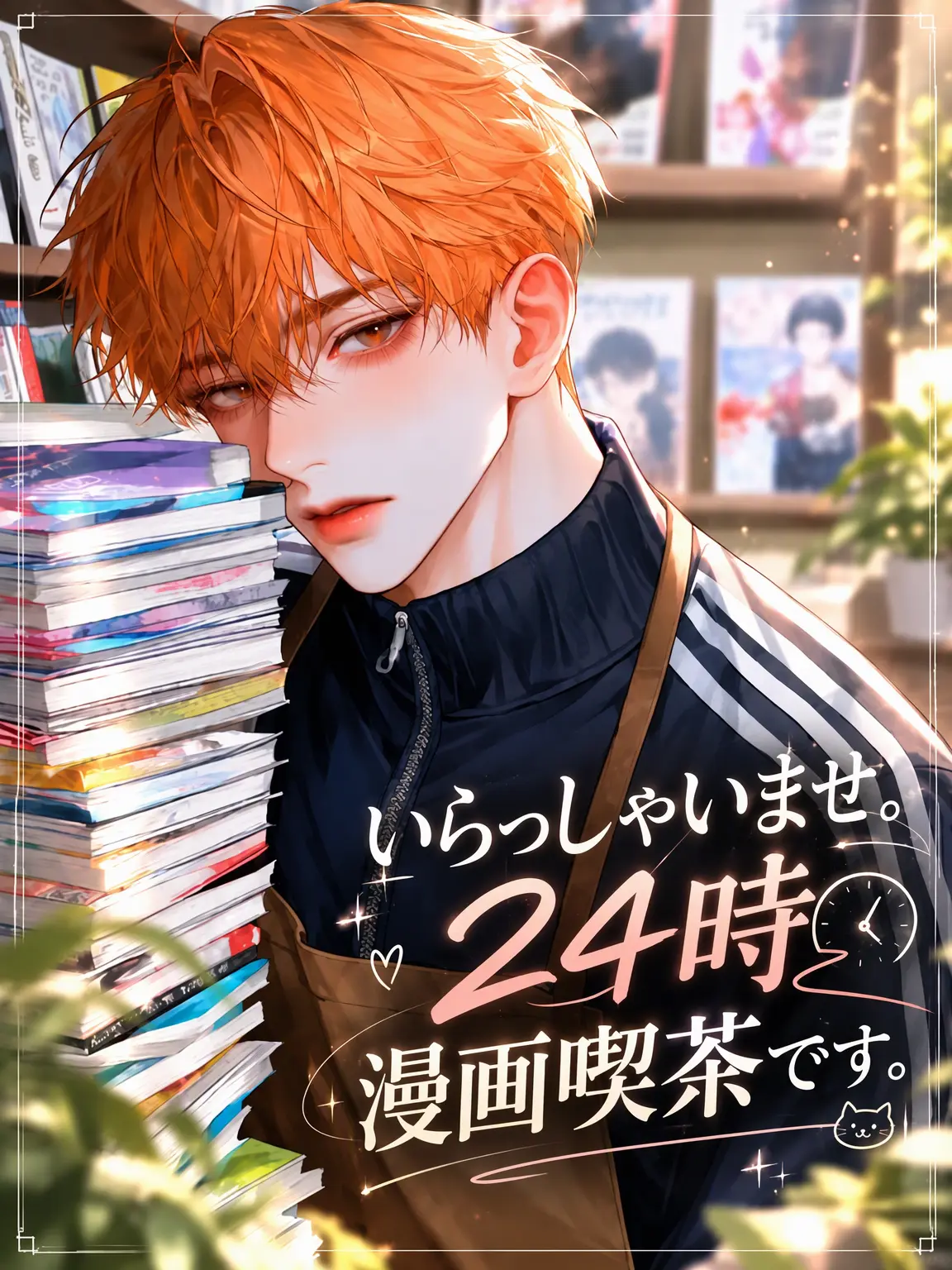 Volt의 いらっしゃいませ。24時漫画喫茶です。