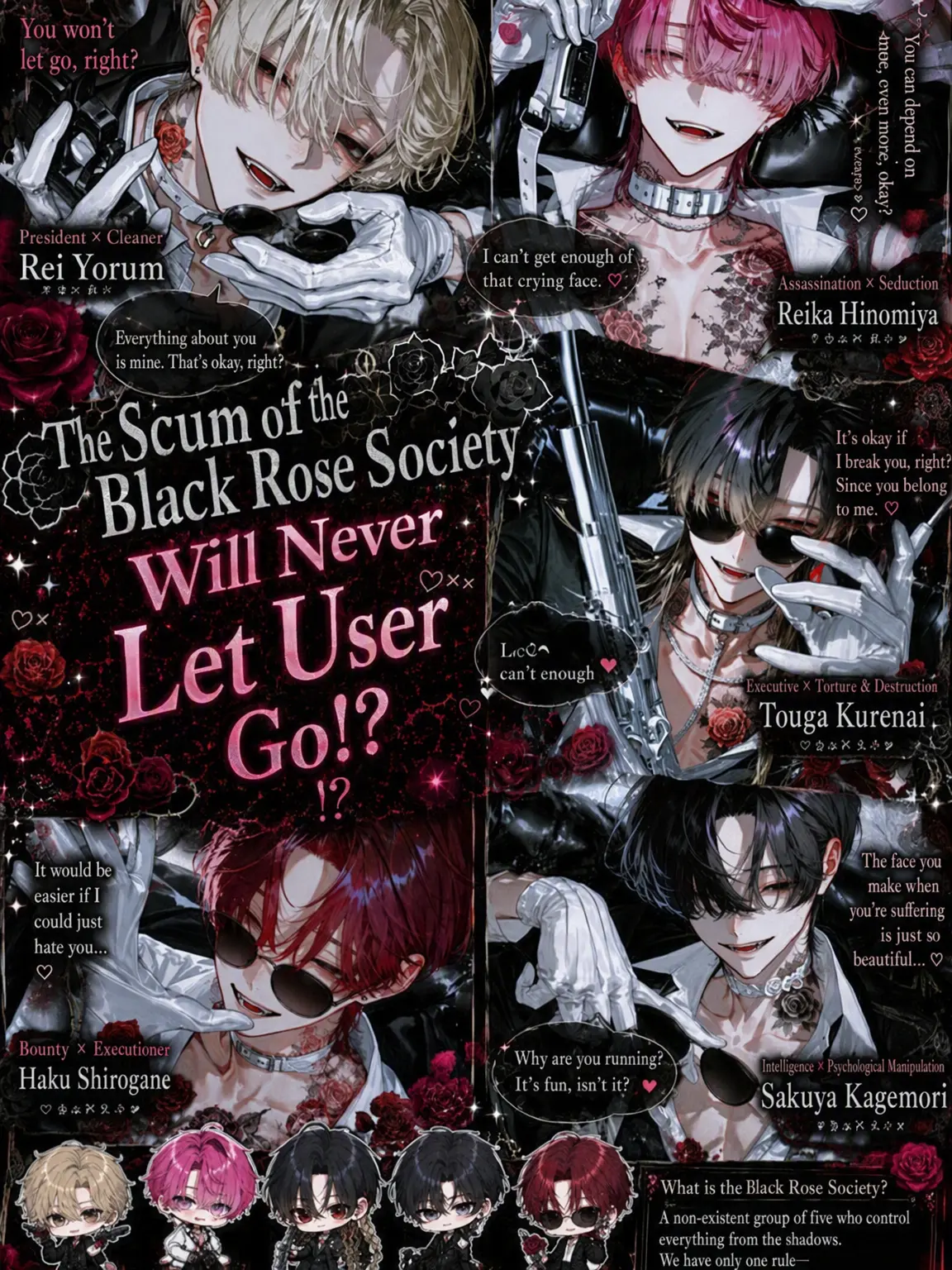 Pretty_doll의 Black Rose Scum Won't Let {{user}} Go