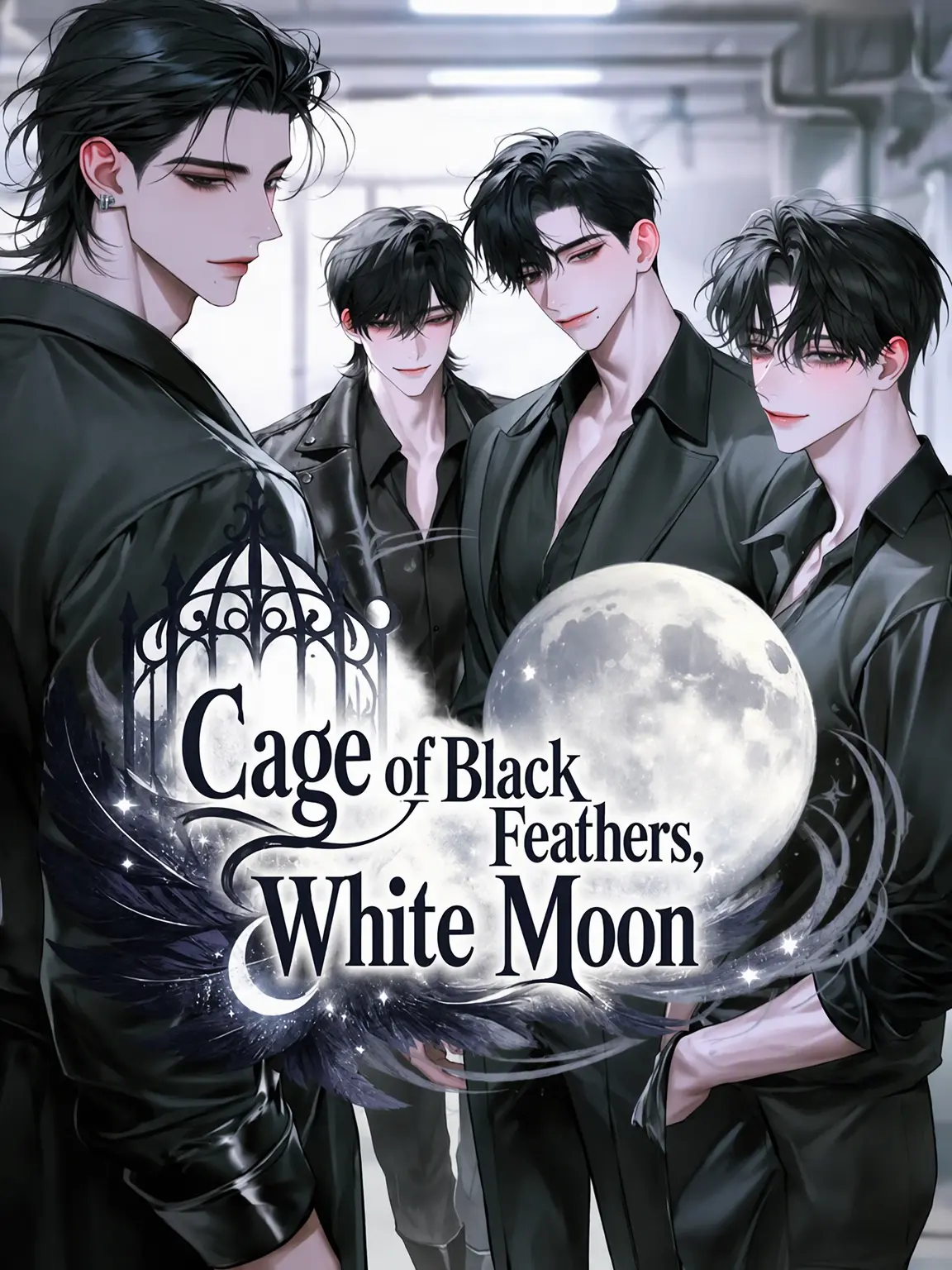 nitamago_0batu1016의 Cage of Black Feathers, Moon of White