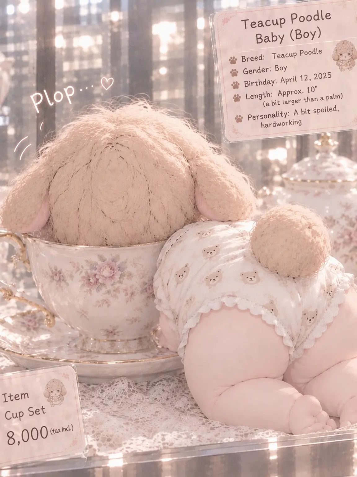 Zyuakachan의 Friendly Teacup Poodle Beastkin!