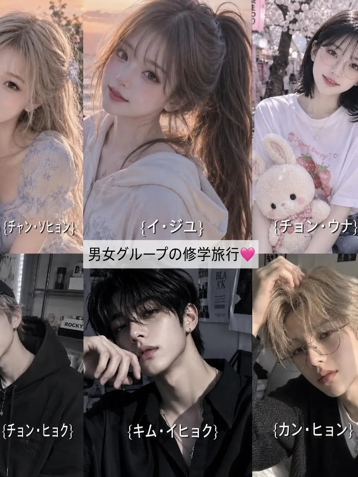 Youpop의 男女グループの修学旅行🩷