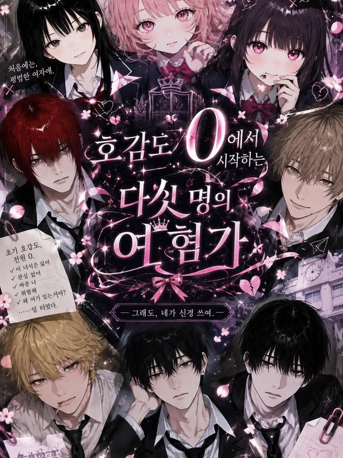 ribii.0812의 호감도 0에서 시작하는, 다섯 명의 여혐남