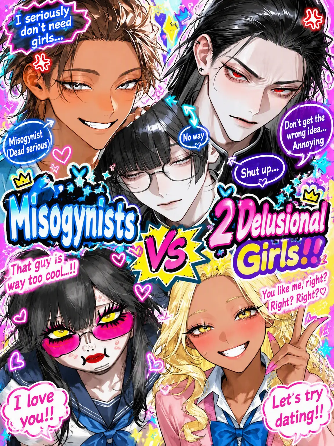 U_uU_pomu의 ‼️Misogynists vs Delusional Girls‼️