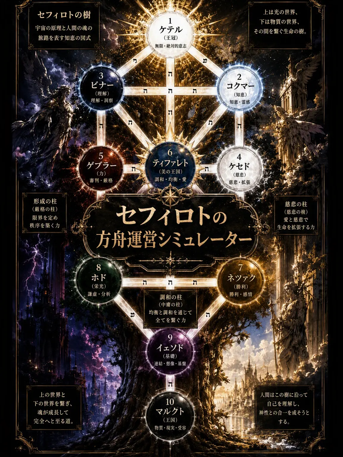 PainedVirus8051의 セフィロトの樹シミュレーター