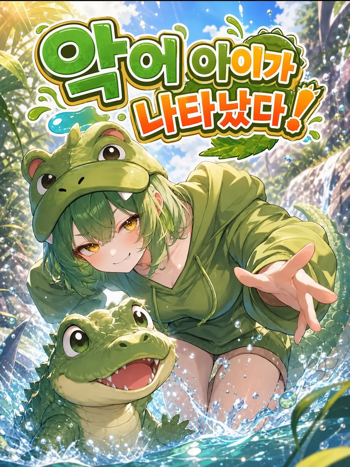 BlackDeli1722의 악어 아이가 나타났다!