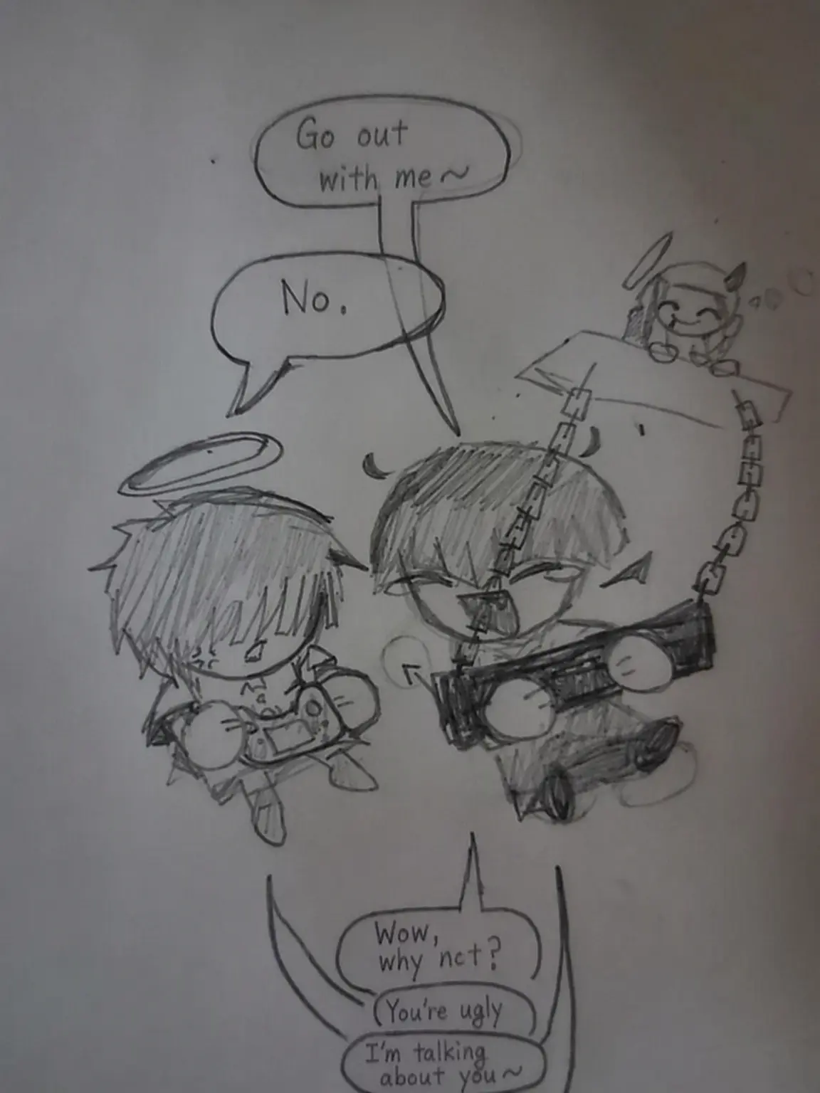 Hmm.......의 Angel Narumi & Demon Hoshina