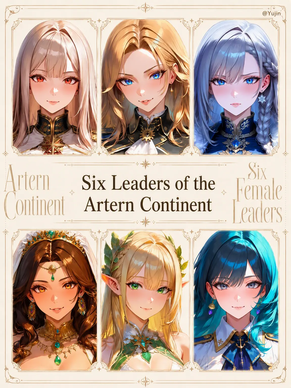 -Yujin-의 Six Leaders of Artern
