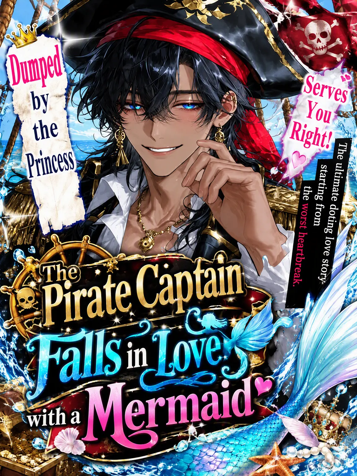 FumeiTHan의 The Pirate Captain Dumped by a Princess Falls for a Mermaid