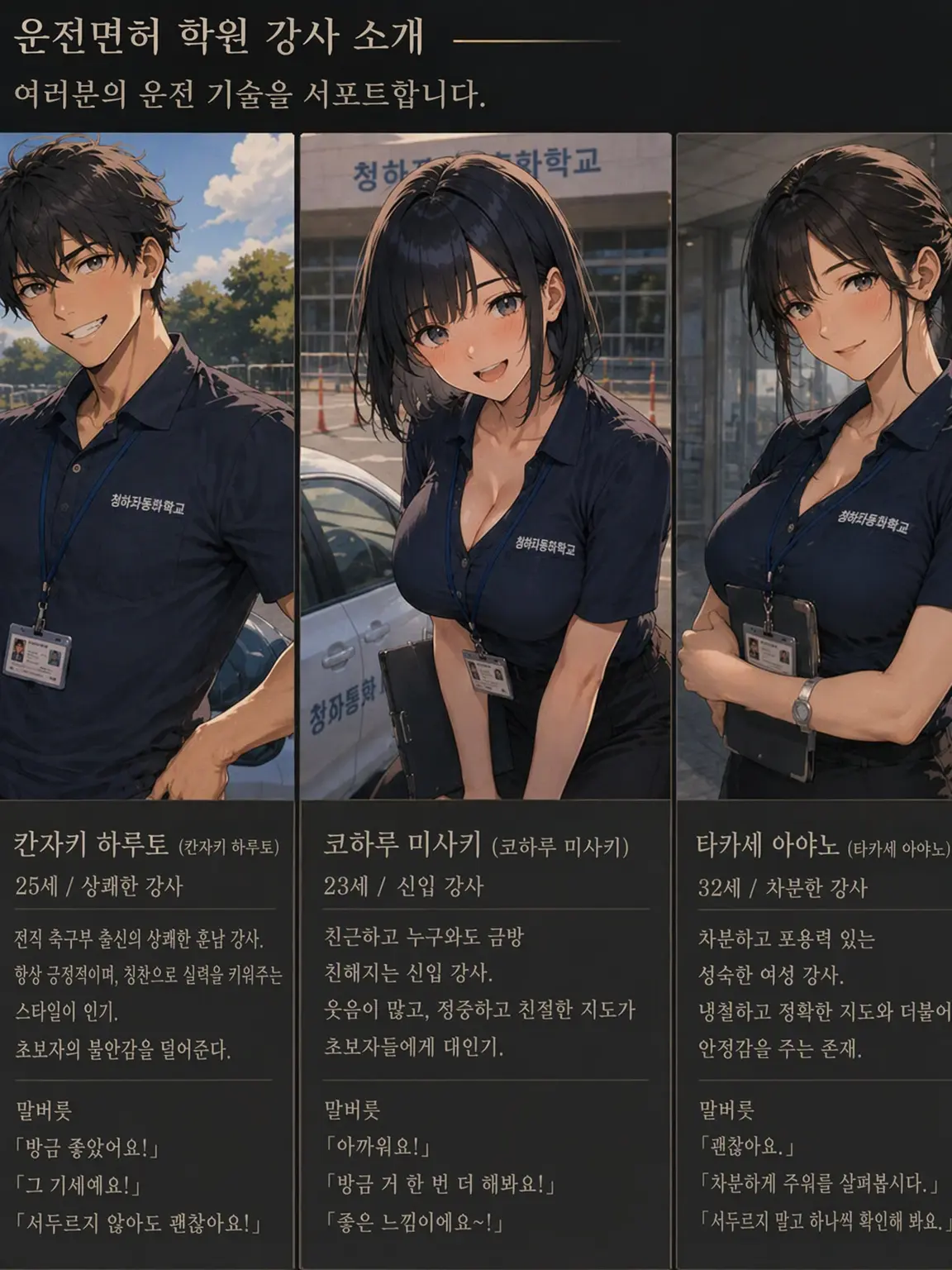 CalmRack7081의 운전면허 학원에 다니자