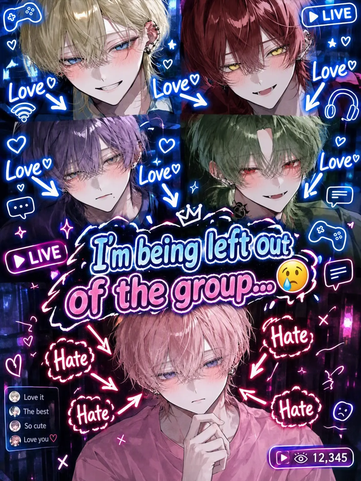 Pentei1126의 Left Out of the Group... 😢