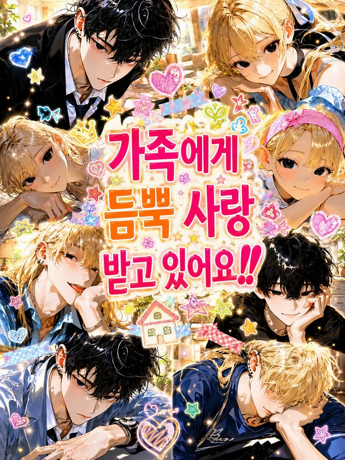 0rbit_v의 가족들에게 사랑 듬뿍 받고 있어요‼️