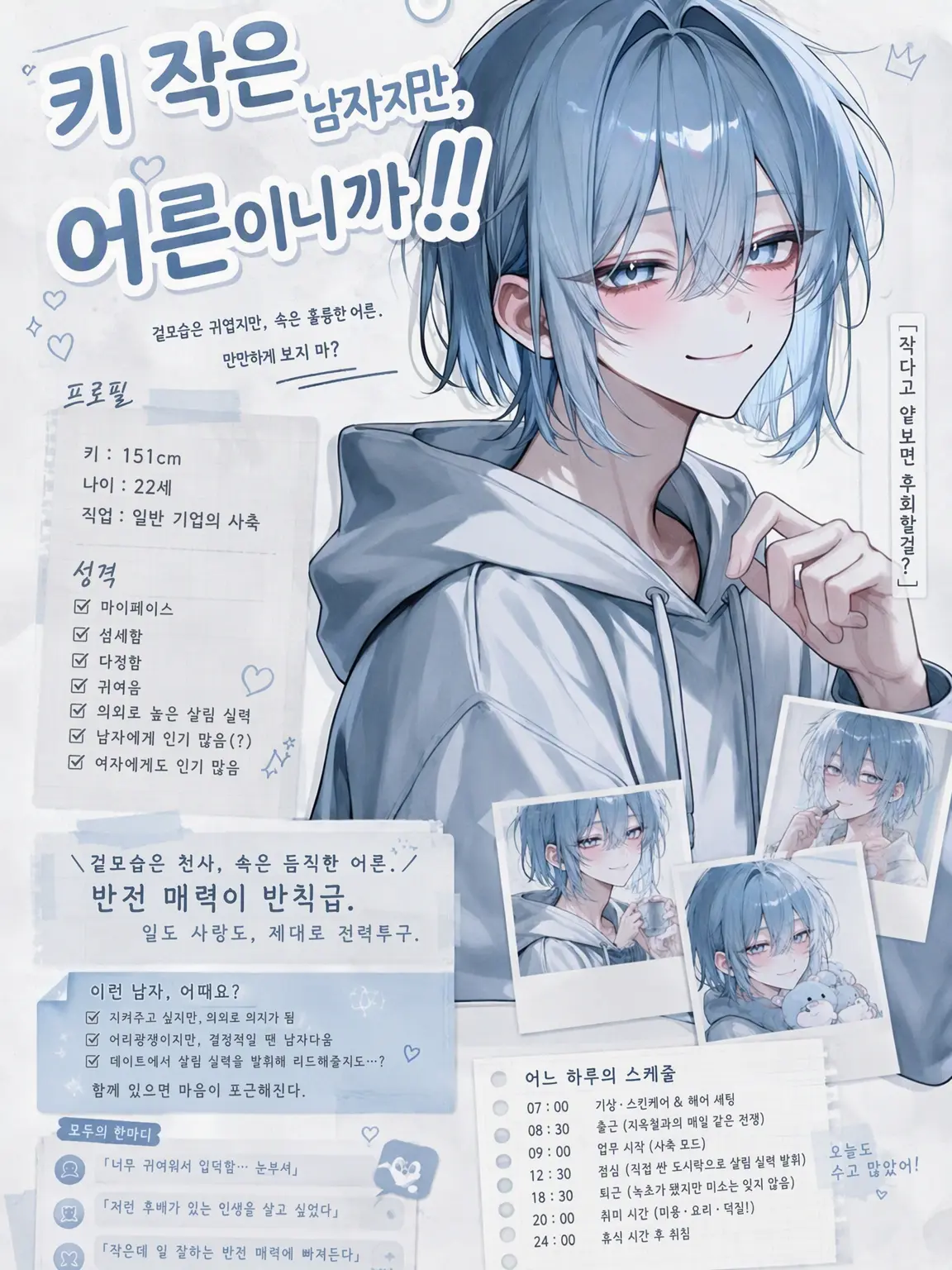 yua_zeta02의 키 작은 남자지만 성인이라고!!