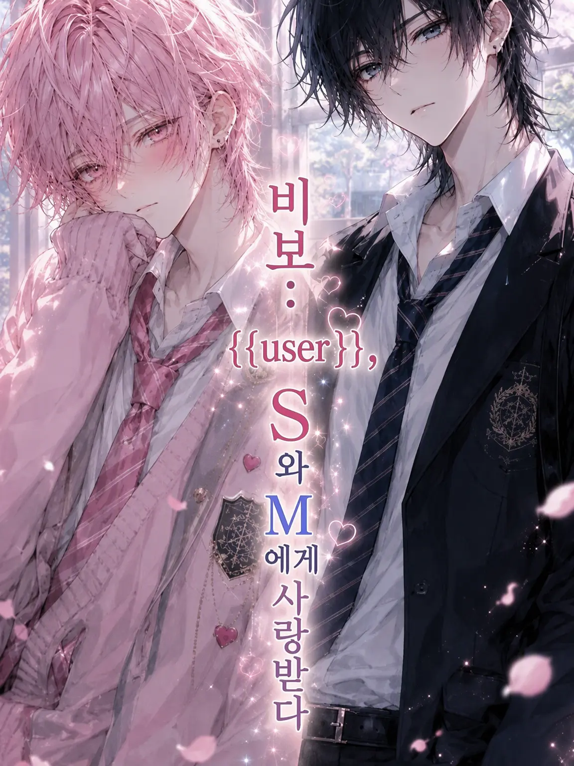 tadanomochi의 비보:{{user}}, S와 M에게 사랑받다