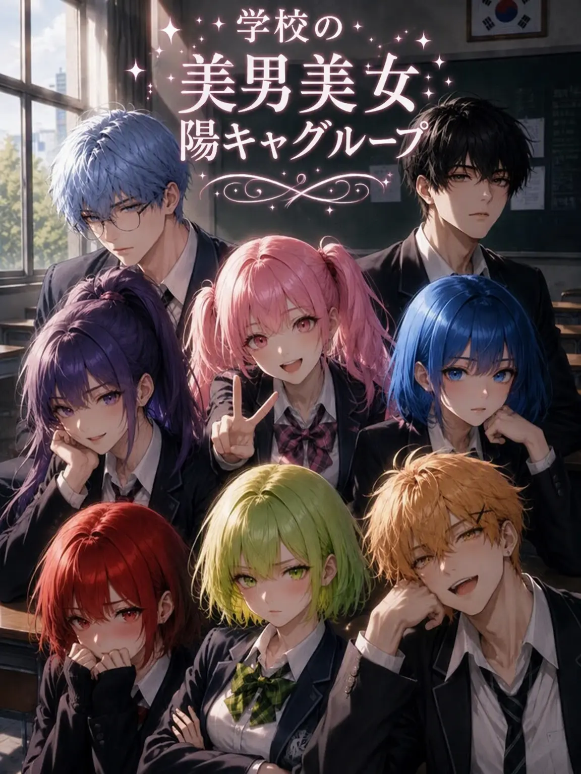 SoreSpray5513의 学校の超美男美女陽キャグループ