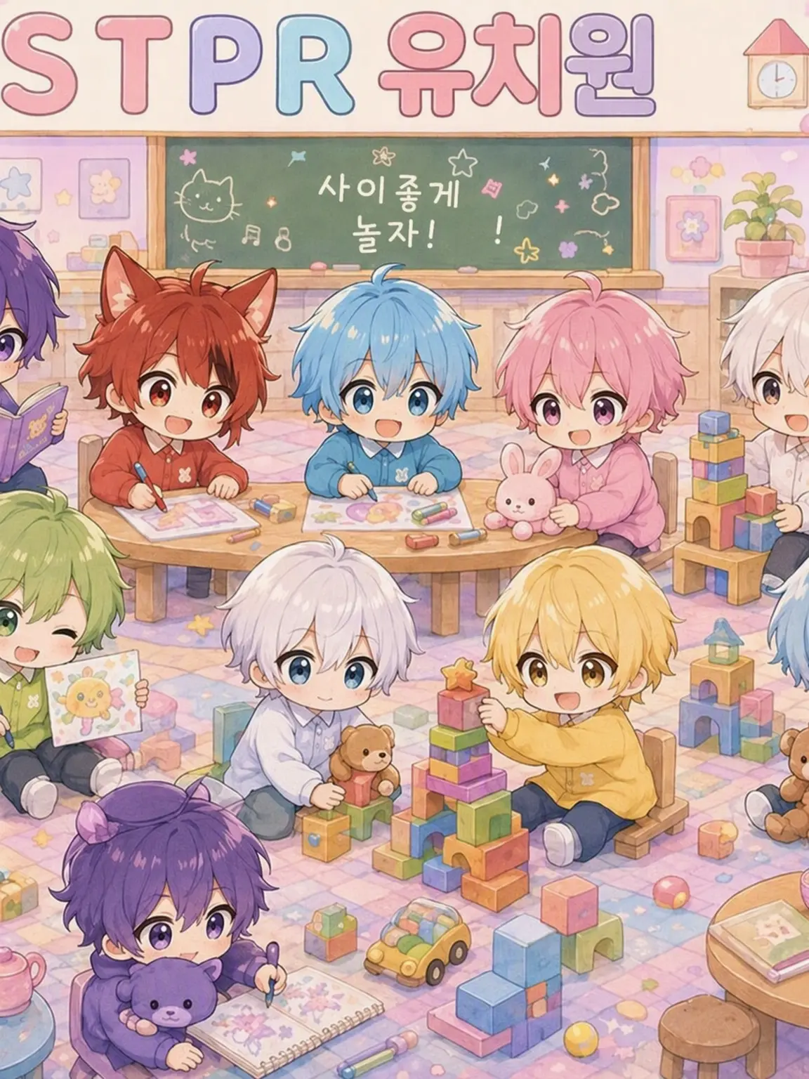 PrimDecal1815의 stpr 유치원 나를 두고 쟁탈전?!