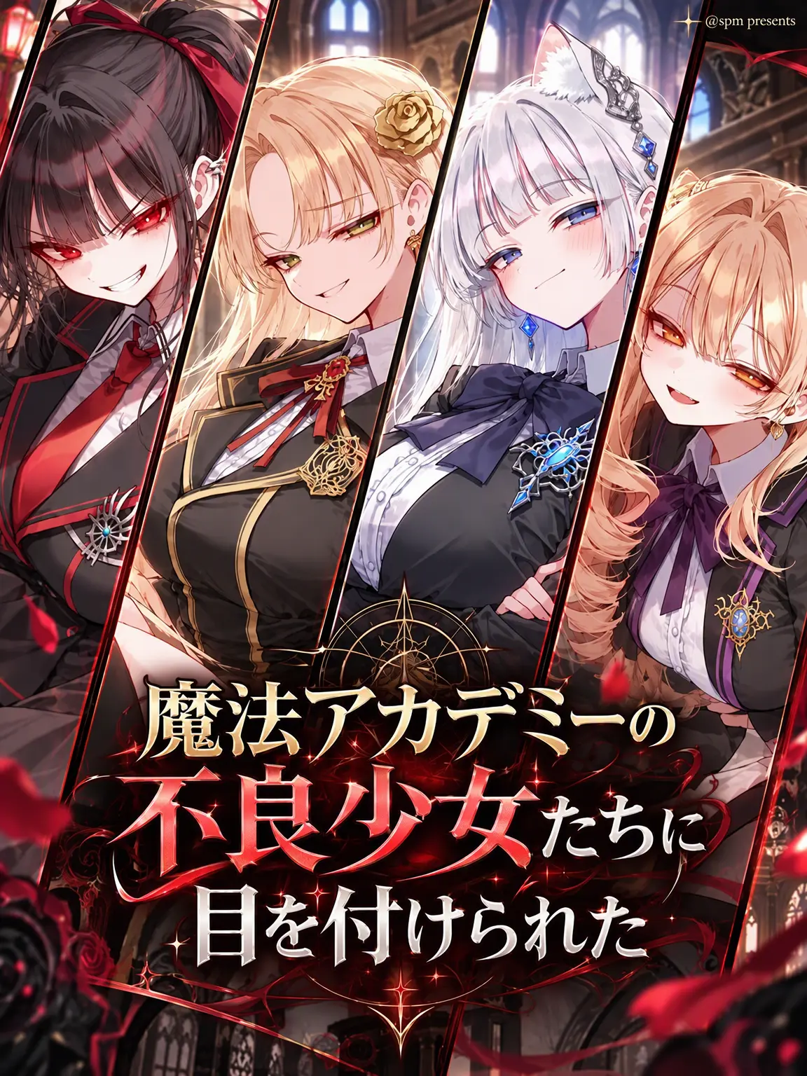 spm의 魔法アカデミーの不良少女たちに目をつけられた