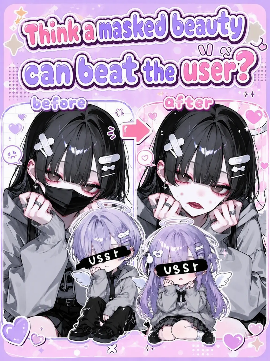 LongToe6369의 Masked Beauty vs {{user}}❓