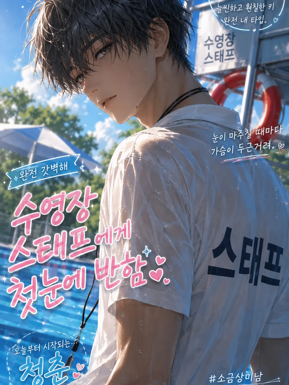 Sasami_oishiimne의 여름 수영장에서 첫눈에 반하다.