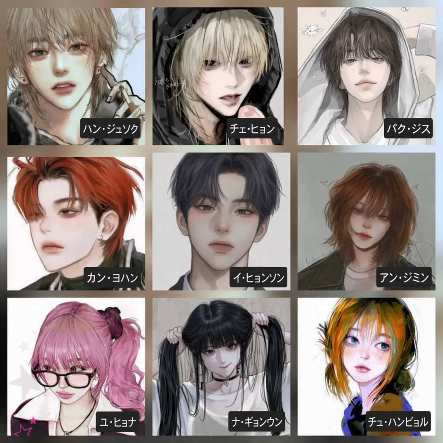 NoisyGraph4625의 男女グループ