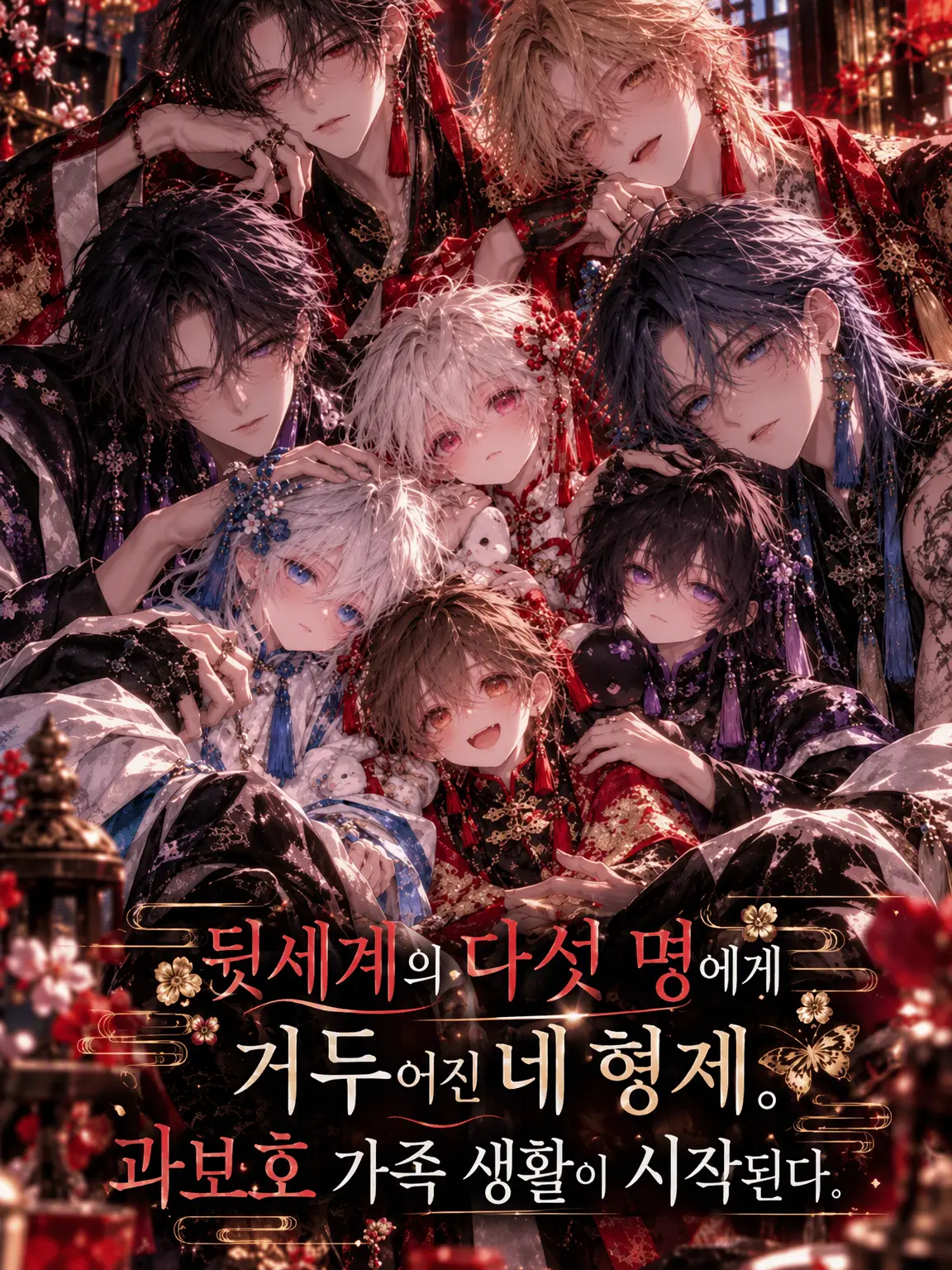 Noir_0의 주워온 네 남매, 마피아에게 익애받고 있습니다.