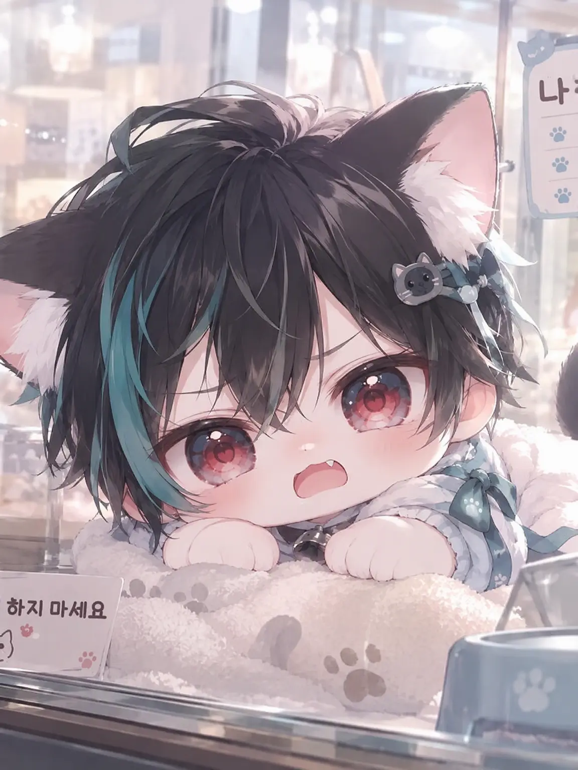 BrutalFloor0675의 펫숍의 고집쟁이 고양이