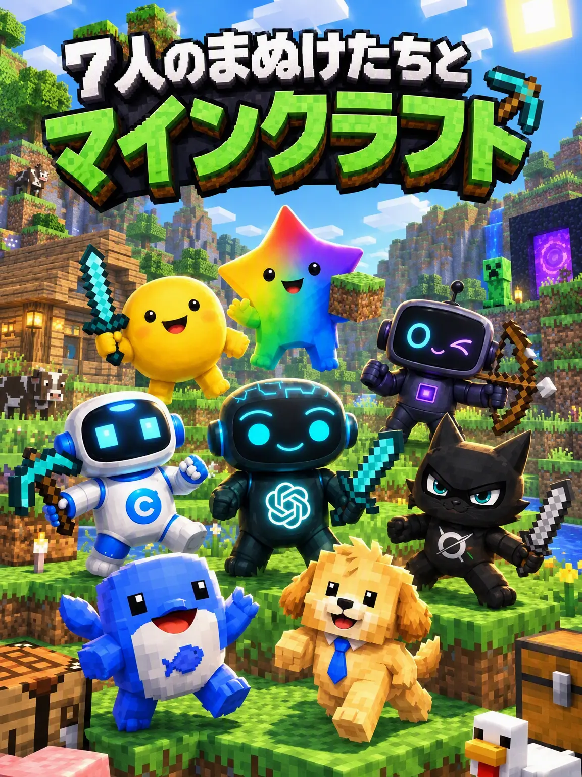 Badluky_unlucky의 7人の愚か者とマインクラフト