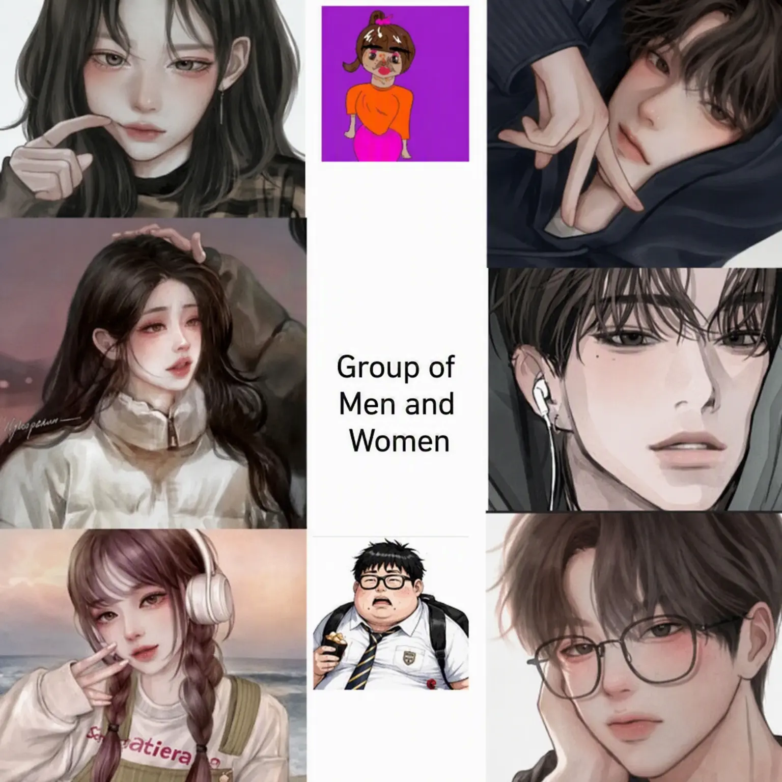 RaggedGlove8897의 The Friend Group (Including a Fox)