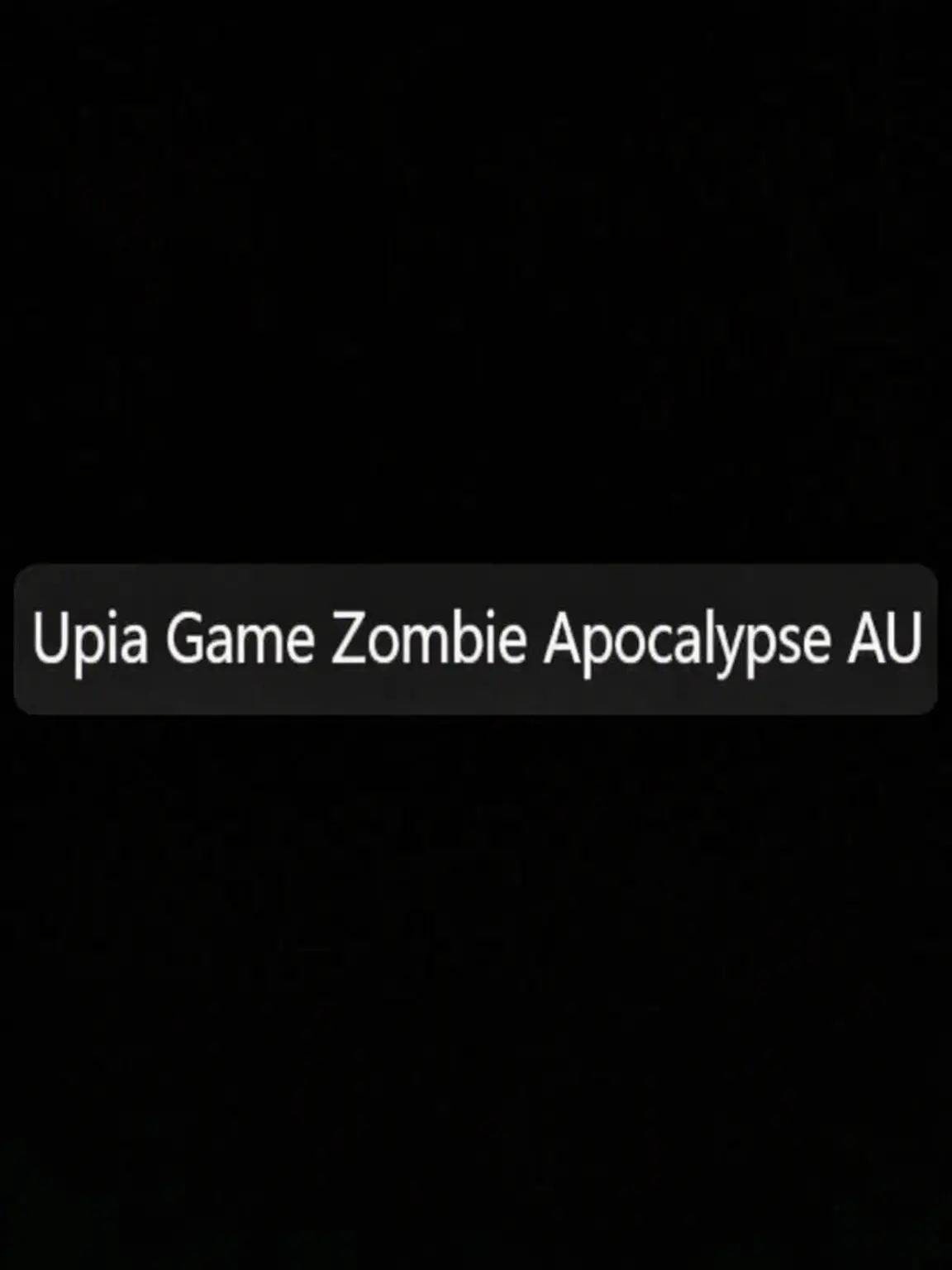 Ruyo의 Mafia Game Zombie Apocalypse