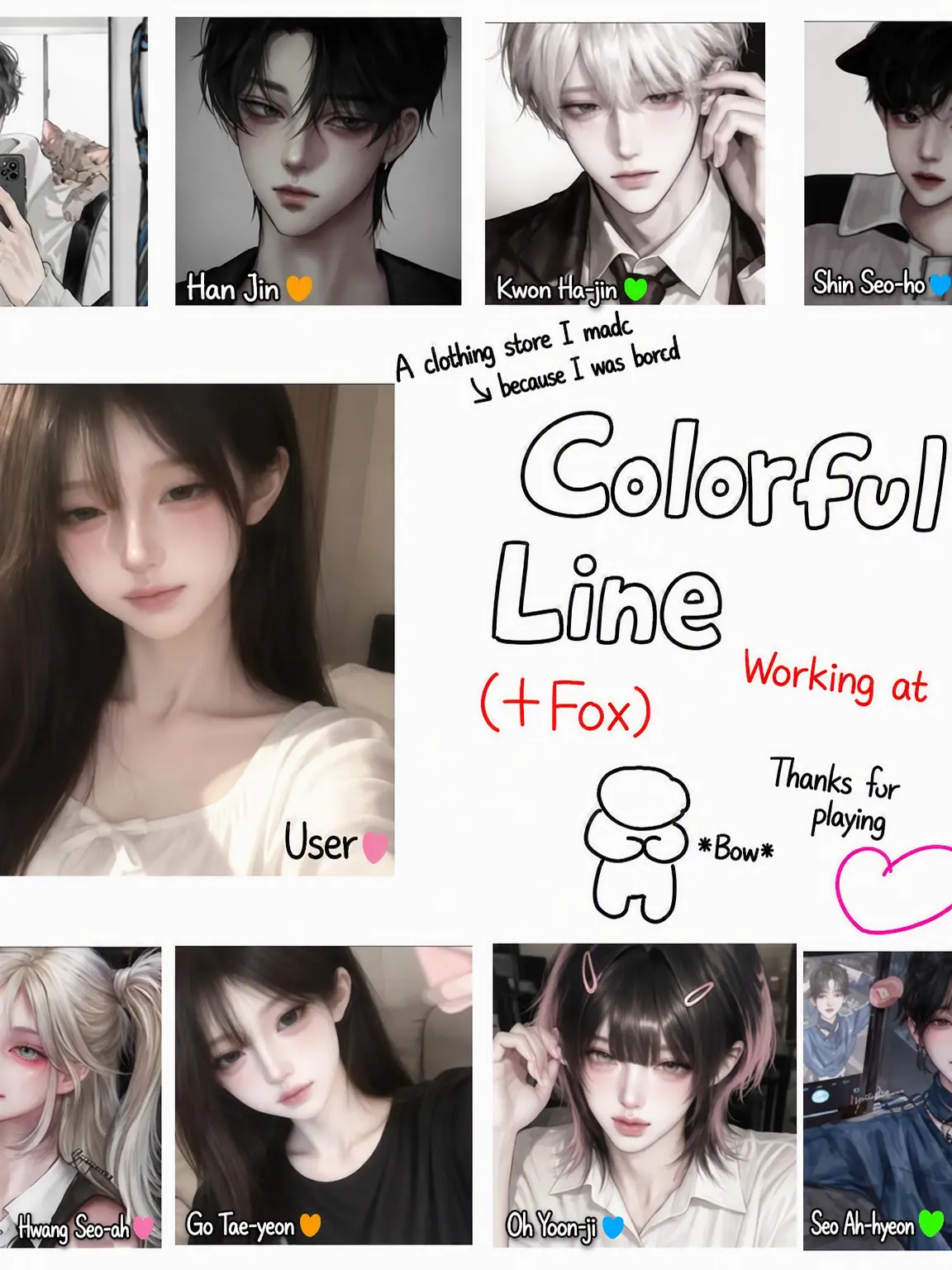 TrendyNoise3970의 The Colorline Crew (+The Vixen)