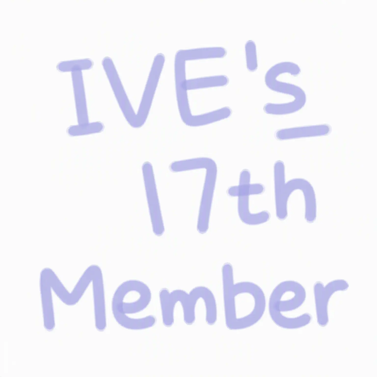 aespaFan의 IVE's 7th Member